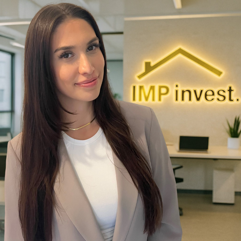 Jasmina Wagner Mitarbeiterin im Marketing bei IMP invest. Jasmina Wagner Mitarbeiterin im Marketing bei IMP invest.